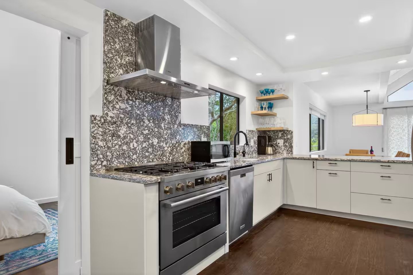 Patterned Kitchen & Shower — view 3