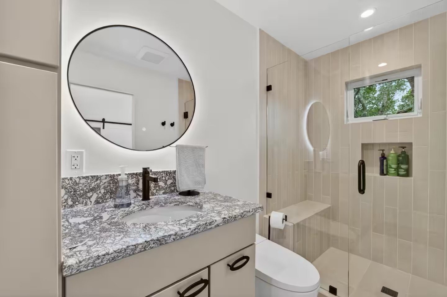 Patterned Kitchen & Shower — view 4