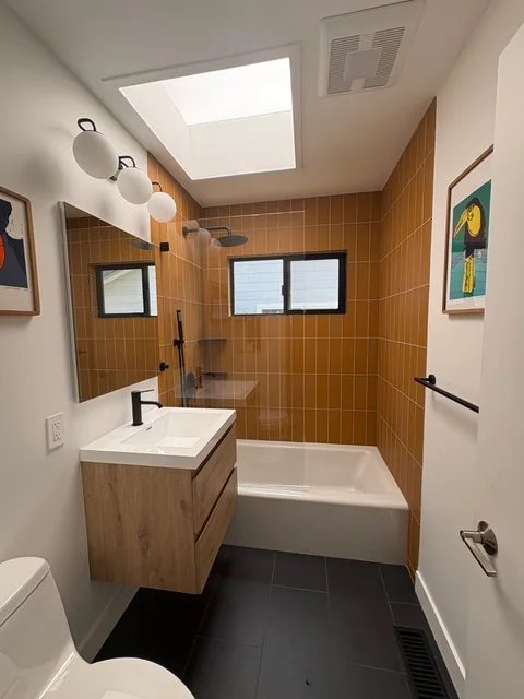 Mill Valley bathroom — full-room Falcon tile view in Mill Valley, CA